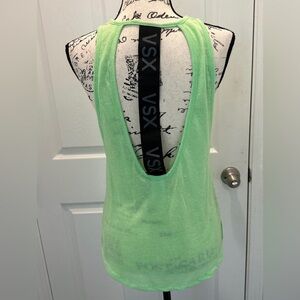 Victoria's Secret VSX Bright Lime Green Tank Top